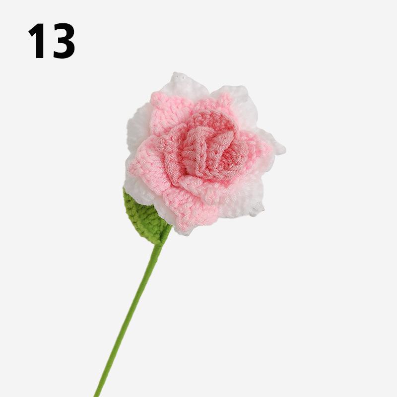 Подарок на День Учителя Подсолнух Вязаный Цветок Вязаный Цветок Ручной Работы Букет Домашний