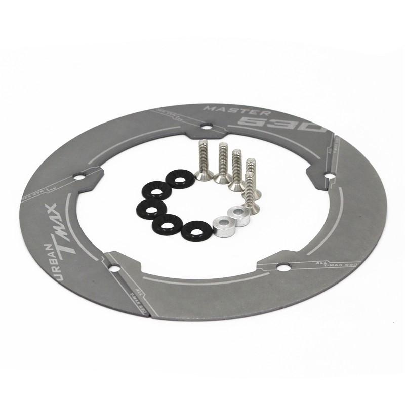 Декоративная крышка мотоцикла, шкив ремня трансмиссии, украшение, крышка колеса для Yamaha TMAX530 2017-TMAX560 T-MAX