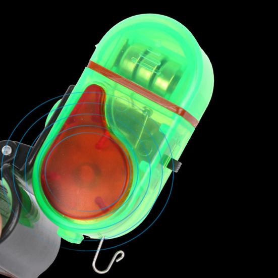 2 шт. сигнализаторы поклевки для рыбалки, высокий децибел, простая установка, чувствительный электронный звуковой звонок для оповещения о поклевке со светодиодной подсветкой