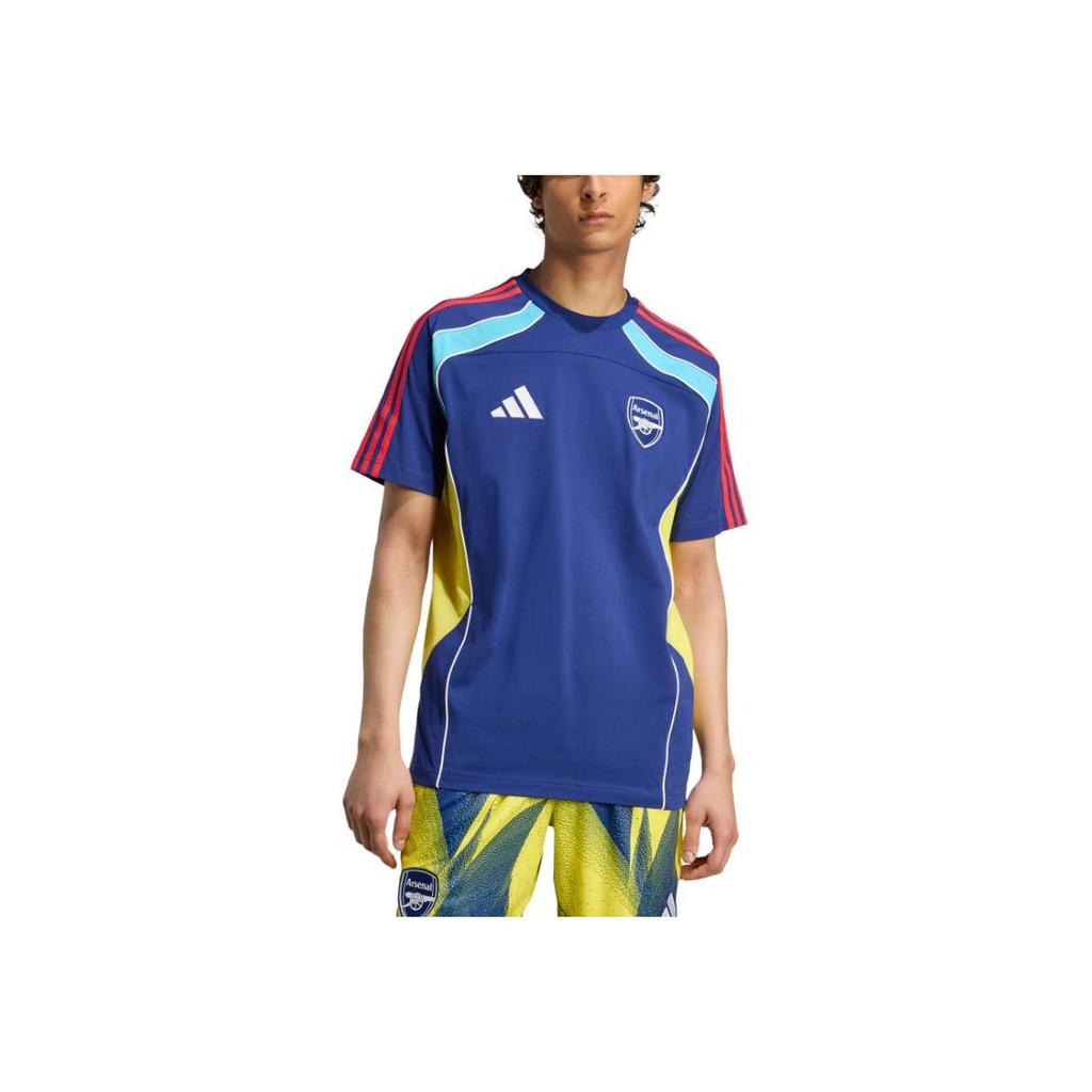 adidas Футболка Arsenal SS25 Festival Pack Удобная Спортивная Повседневная С коротким рукавом Мужские Топы JM9393
