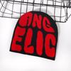 Letter Pattern Fashion Women Casual Warm Knitted Hat For Autumn And Winter