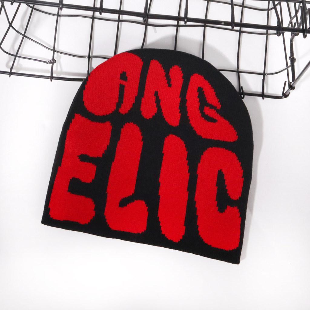 Letter Pattern Fashion Women Casual Warm Knitted Hat For Autumn And Winter