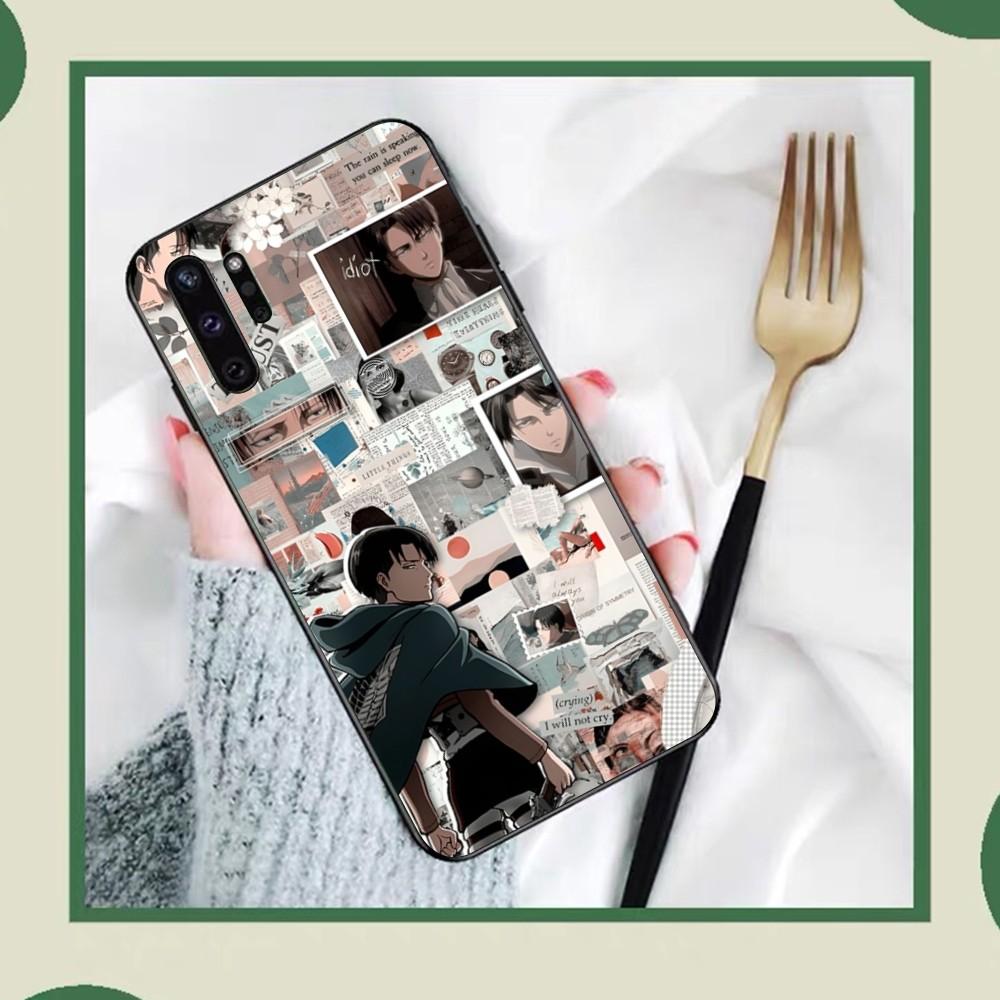 Игровой коврик для мыши с аниме-персонажами L-LEVI A-ACKERMAN для Samsung Note 8 9 10 20 pro plus lite M 10 11 20 30 21 31 51 A 21 22 42 02 03