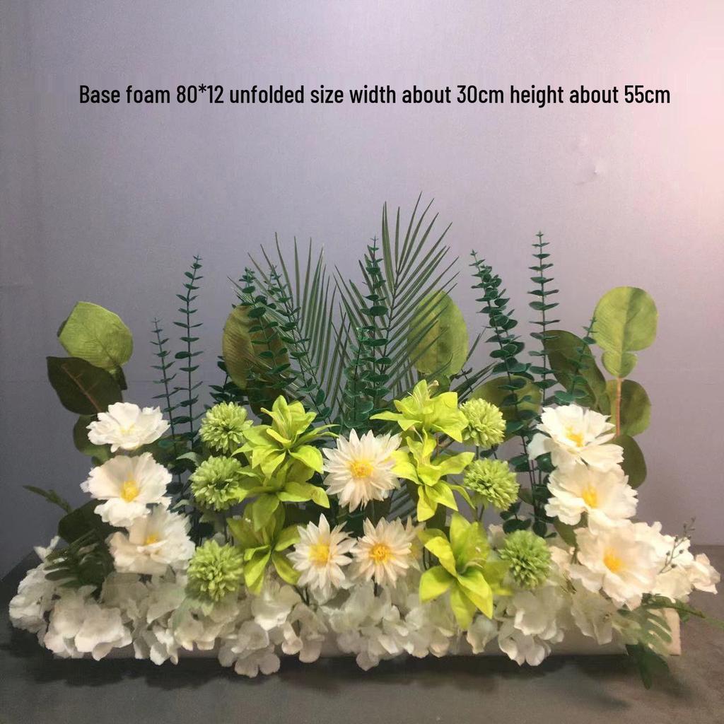 Большой набор для украшения свадебной дорожки и Т-сцены из шелковых цветов