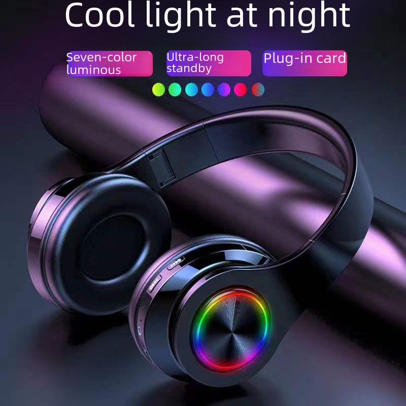 B39 Wireless On-Ear Headphones with Luminous Design & Long Battery Life Available