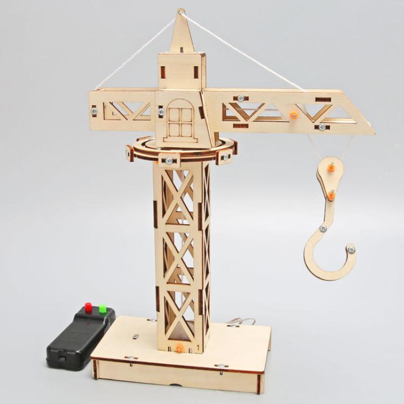 Наука и технологии Малое производство Башенный кран Дистанционное управление Подъемный механизм DIY Ручной ствол Образование Научный эксперимент Учебные материалы