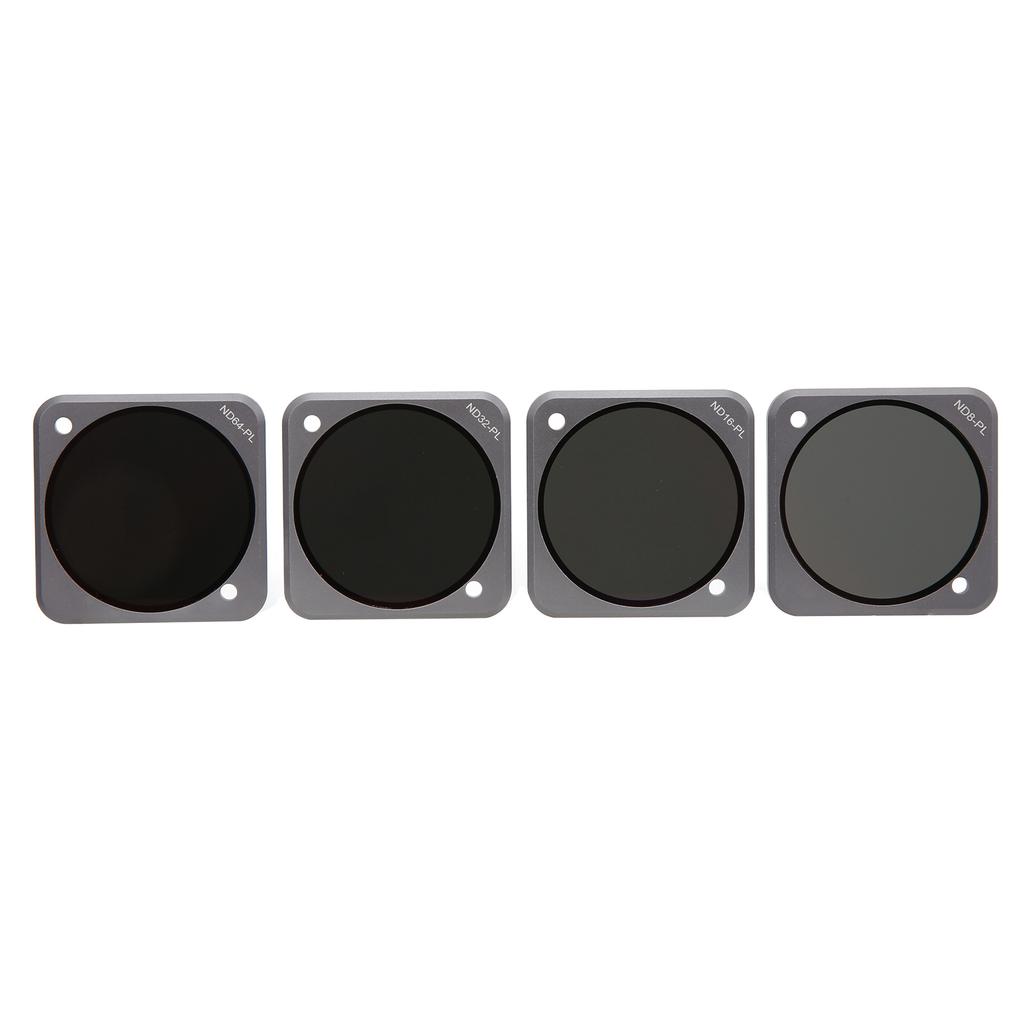 Junesta 4 In 1 NDPL Filter ND8‑PL ND16‑PL ND32‑PL ND64‑PL Filters for DJI Action 2 Camera