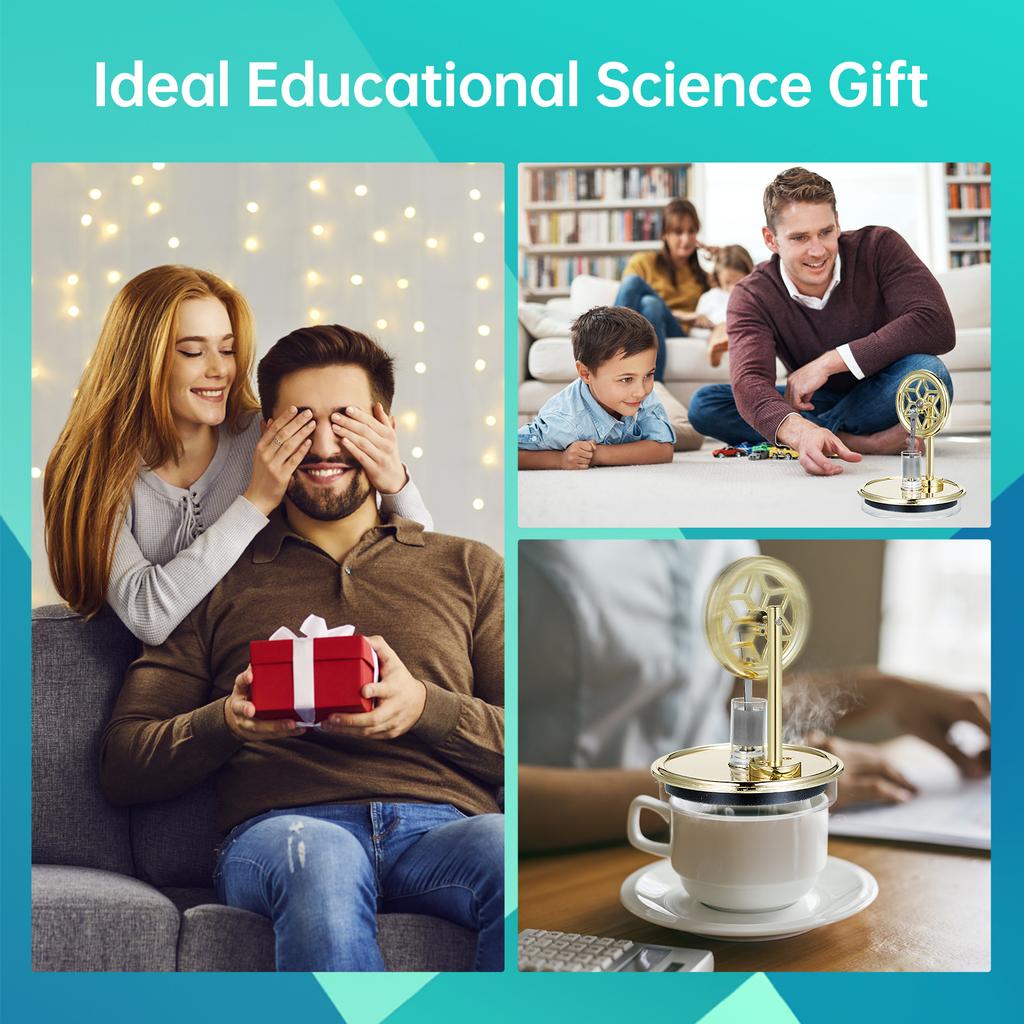 Low Temperature Stirling Engine Assembled Educational Steam Heat Model for Classroom Teaching