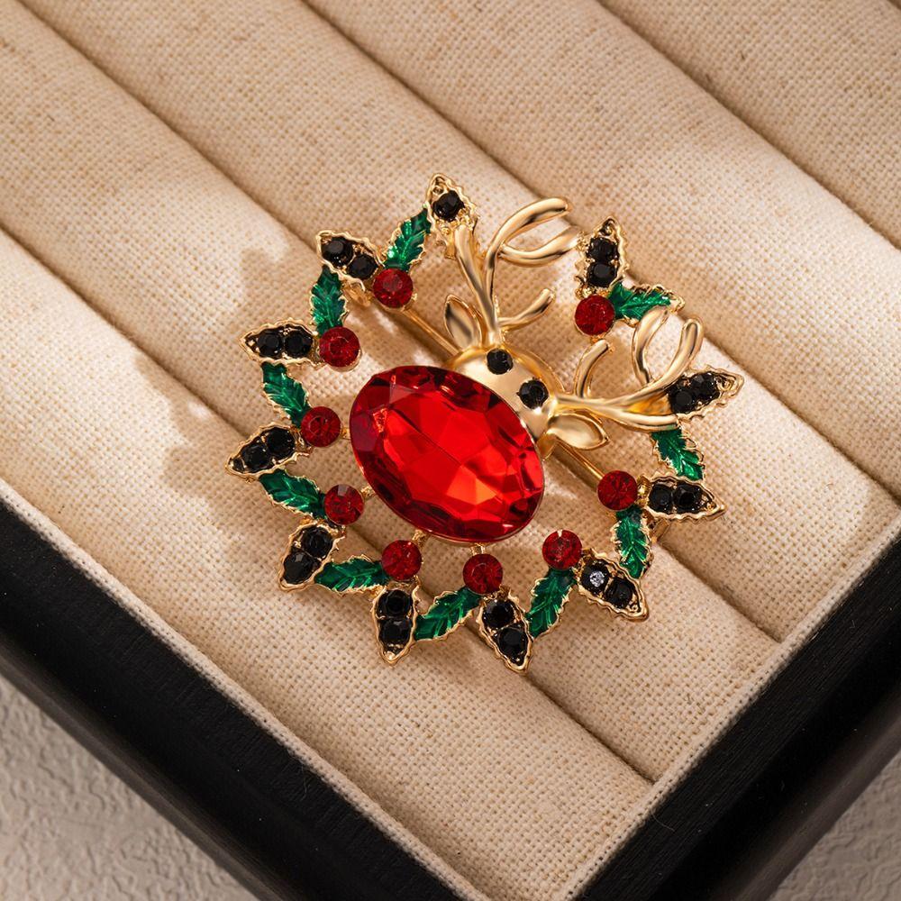 Versatile Christmas Brooch Boots Christmas Oil Drop Brooch Xmas Enamel Pin New Year