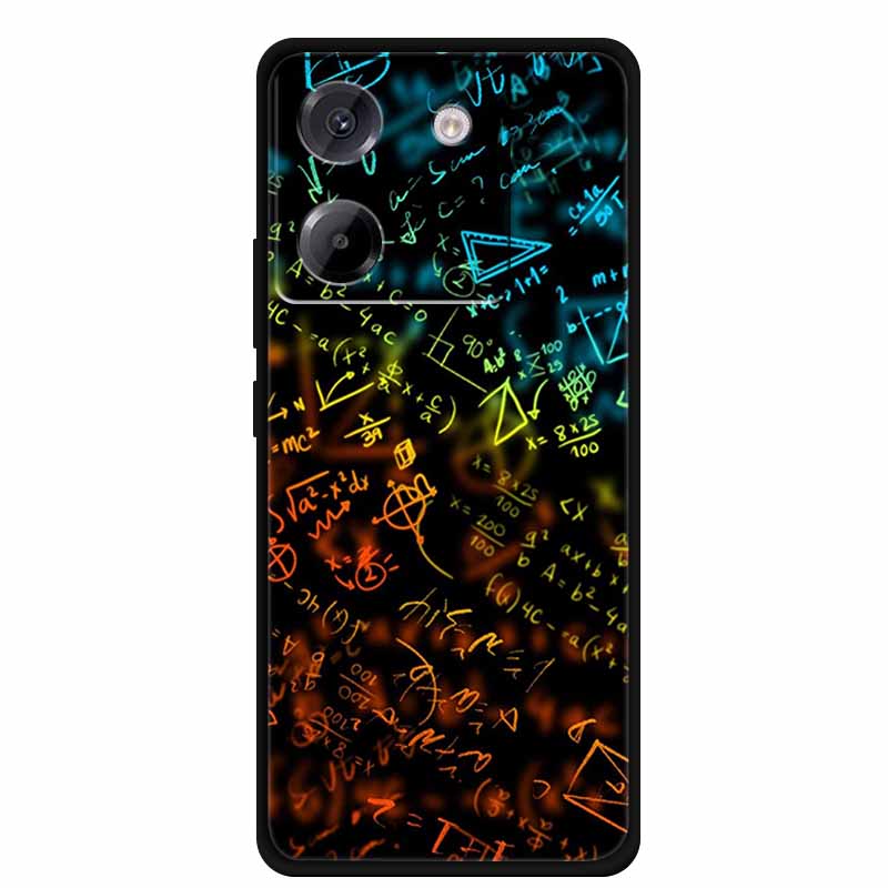 Чехол для Xiaomi Poco M7 Pro 5G, стиль мультяшной живописи, мягкий силикон + ТПУ, задняя крышка, чехлы для Poco M7 Pro 5G, противоударный чехол, новый