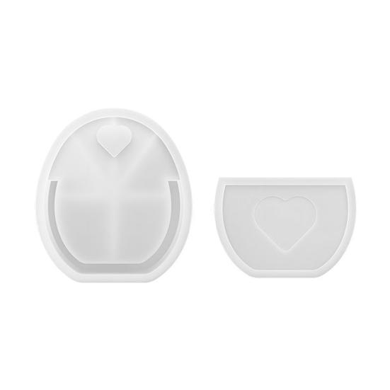 2 шт. формы для пасхального кролика, силиконовые формы для литья в корзинку в виде кролика, легко извлекаемые формы для мыла, 3D-формы