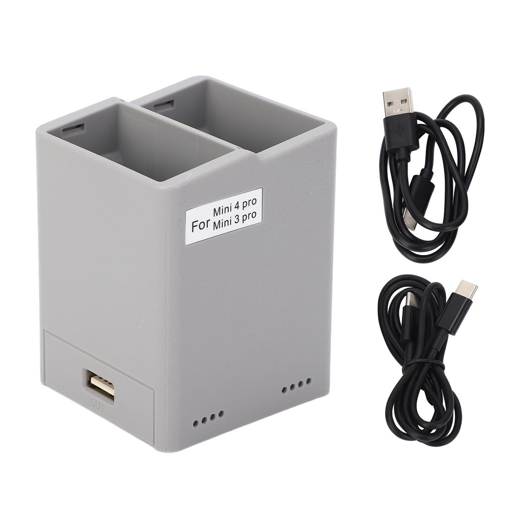 Хаб для зарядки аккумуляторов дрона Портативный цифровой дисплей Двусторонний хаб для зарядки аккумуляторов для Mini3 Mini3