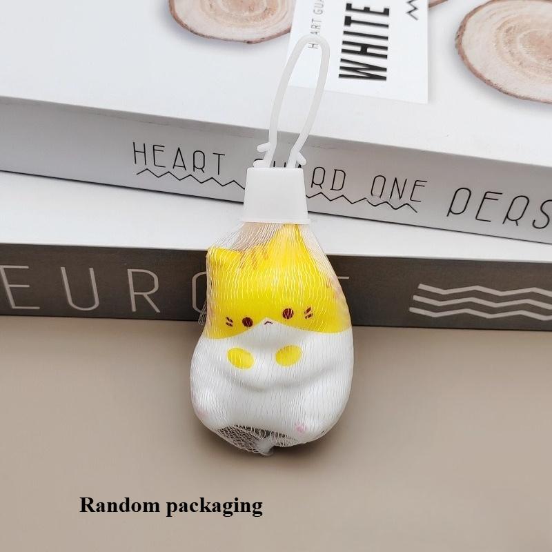 1Pc Adorable Cartoon Cat Squeeze Small ornament for Adult Soft Pinch PU Slow Rebound Balls Office Stress Relief Ornament