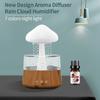 Rain Cloud Humidifier Mushroom Essential Oil Diffuser Cloud Humidifier Rain Drop Baby Air Humidifier