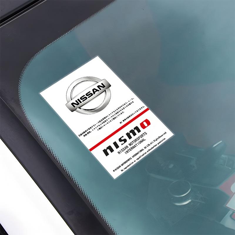 Car windshield anti-static stickers, car logo anti-static stickers For Nissan X-Trail T32 T31 Qashqai Tiida Teana Car Styling