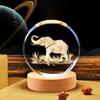 Crystal Ball Night Light: Starry Sky Projector with Deer Design, Creative and Unique Gift.