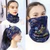 Женская термошапка для велоспорта, теплая шея, легкая повязка на голову с цветным принтом, высокоэластичный нескользящий шарф для холодной и теплой погоды, многофункциональный