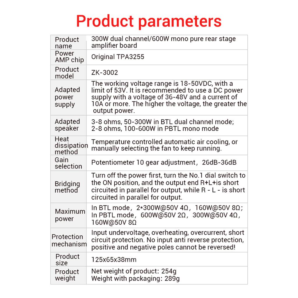 Передовая цифровая плата усилителя 300 Вт+300 Вт+600 Вт 2.1 канала с низкими магнитными потерями и ЭМИ-экранированием для DIY аудиопроектов