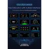 C3 Навигационное зеркало HUD Автомобильный проектор на лобовое стекло с OBD2 HD GPS-навигацией Bluetooth Сигнализация