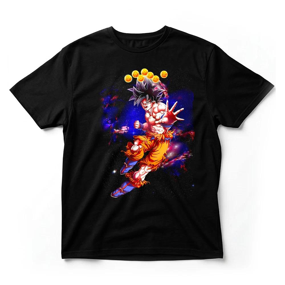 Dragon Ball Super Goku Ultra Instinct Galaxy TShirt Dragon Balls Anime Graphic