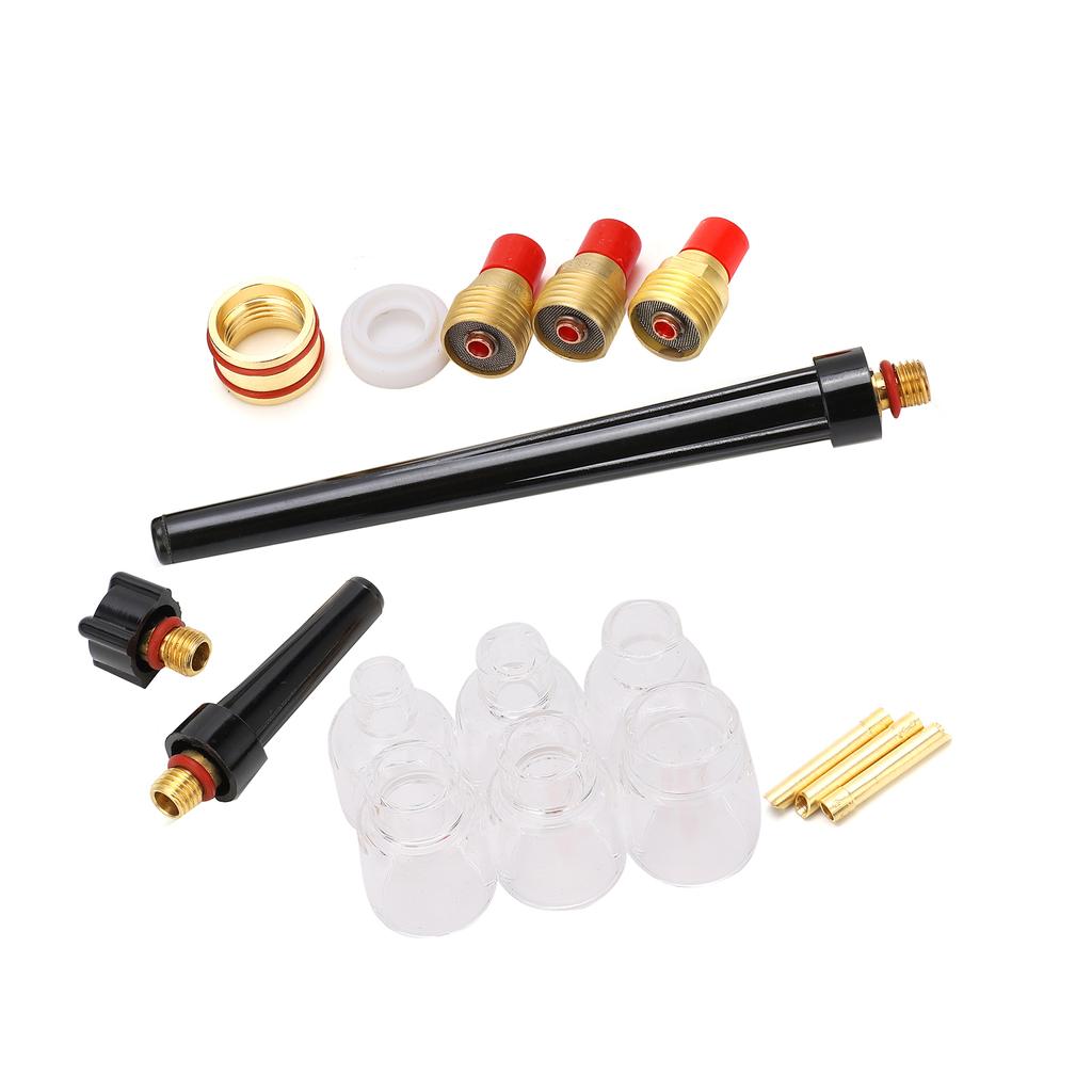 Комплект принадлежностей для сварочной горелки, латунные расходные материалы, стеклянная насадка 2 мм для WP920