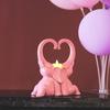 Пара Слонов Подсвечник День Святого Валентина Украшение На Колонну Канделябры Ресторан Подсвечник Свадьба