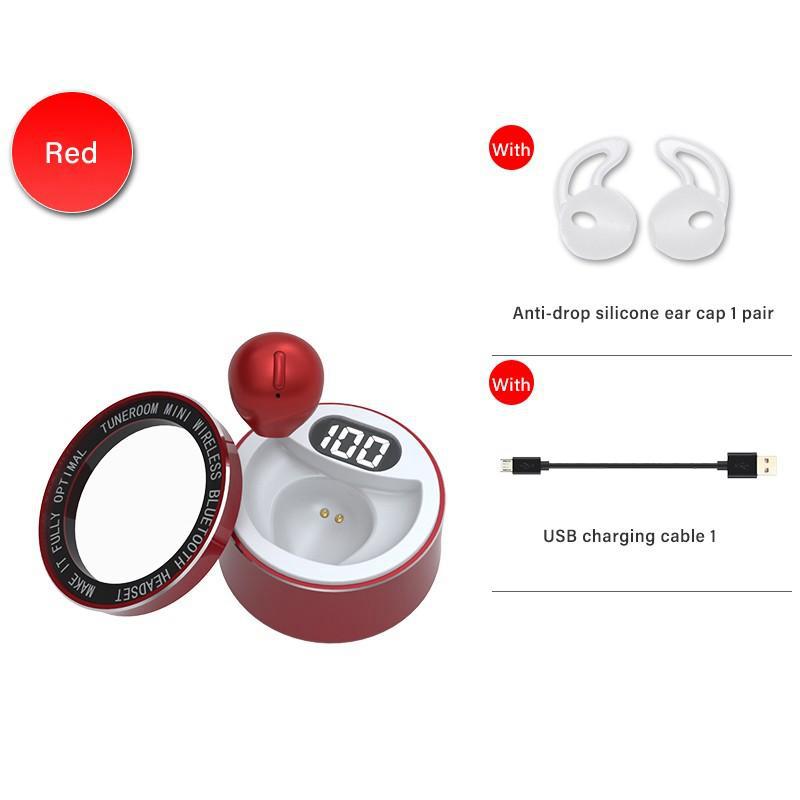 Мини-наушники Bluetooth-совместимые невидимые беспроводные маленькие наушники Скрытые наушники Микро-гарнитура с микрофоном для маленьких ушей