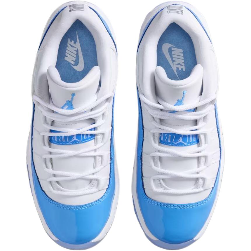 Air Jordan Jordan 11 Retro Low PS University Blue 2026 Детские кроссовки Белый Черный FV5116-100