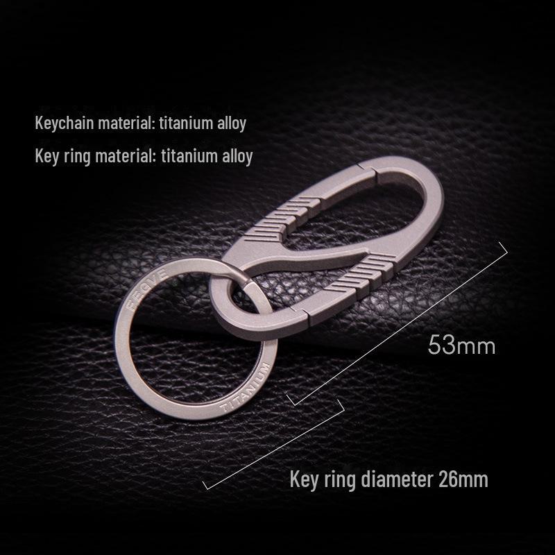 Мужской высококачественный брелок-подвеска из титанового сплава
