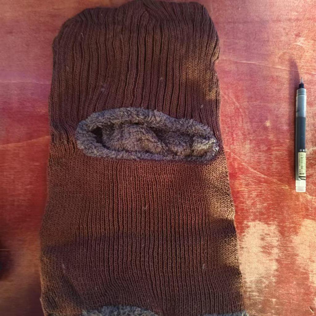 Треугольная вязаная шерстяная шапка для мужчин - на бархатной подкладке, утолщенная, теплая, морозостойкая, в корейском стиле, осенне-зимняя велосипедная кепка-пуловер