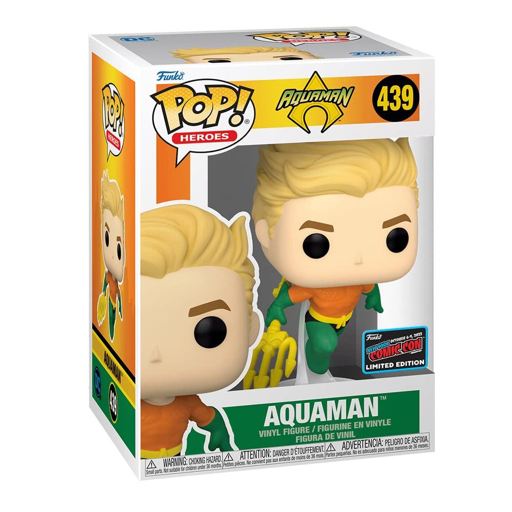 Funko New York Comic CON Convention Sticker Exclusive Aquaman Slip and Box Included 65215 2022 -
