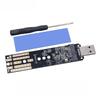 1 Комплект Riser Card Чип Jms581Dl M2 на USB 3.2 Gen2 Type-A Конвертер-адаптер для M.2 Sata/Nvme SSD Поддержка 2230 2242 2260 2280 M2 SSD