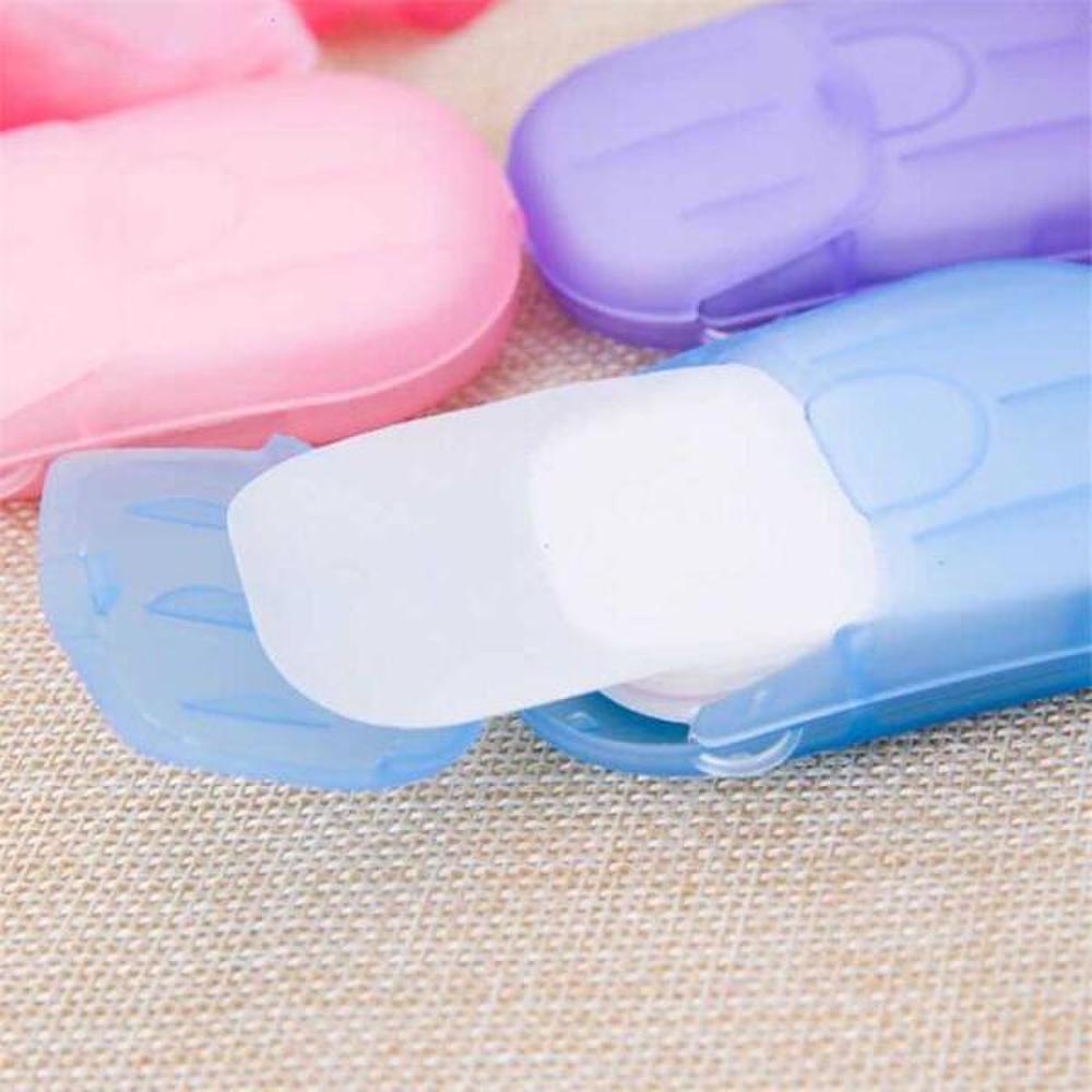 Maljjashop Portable Disposable Paper Soap Face Wash 20 Sheets