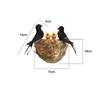 Имитация гнезда ласточки Декорация Ручная работа Ландшафт Сад Пасхальный Дом Поделки Пасхальная Птица Декоративный Газон Реалистичная ласточка