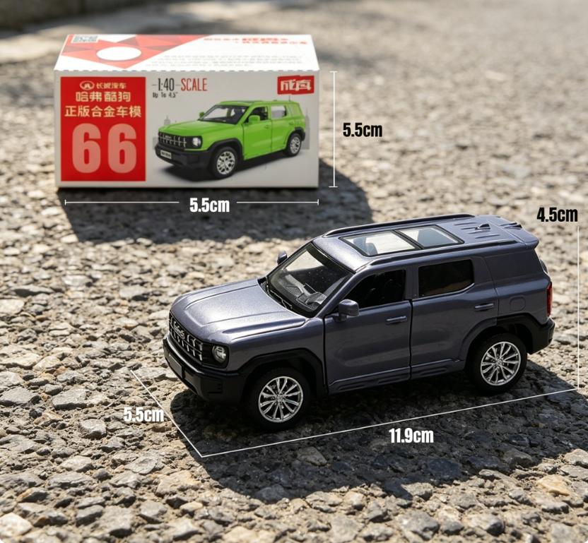 1:Масштабная модель 40 Haval Kugou Гибридный внедорожник Машинка с инерционным механизмом Открывающиеся двери Симуляция Металлическая машинка Игрушка Подарок для детей