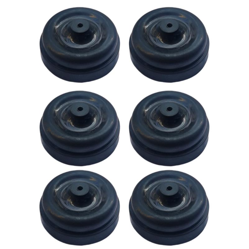 6 шт. Наборы для замены диафрагмы воздушных насосов Мягкая резина Силиконовая чашка Части Аксессуары Для аквариумных систем воздушных насосов