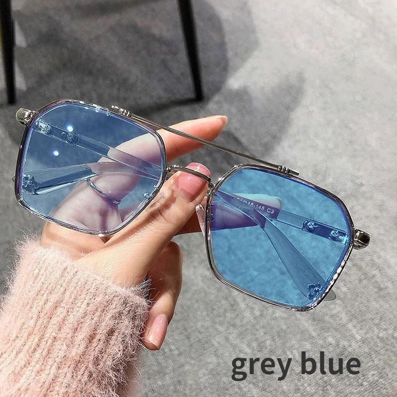 Модные двухлучевые фотохромные очки для близорукости, винтажные очки с блокировкой синего света, женские и мужские солнцезащитные очки для близорукости