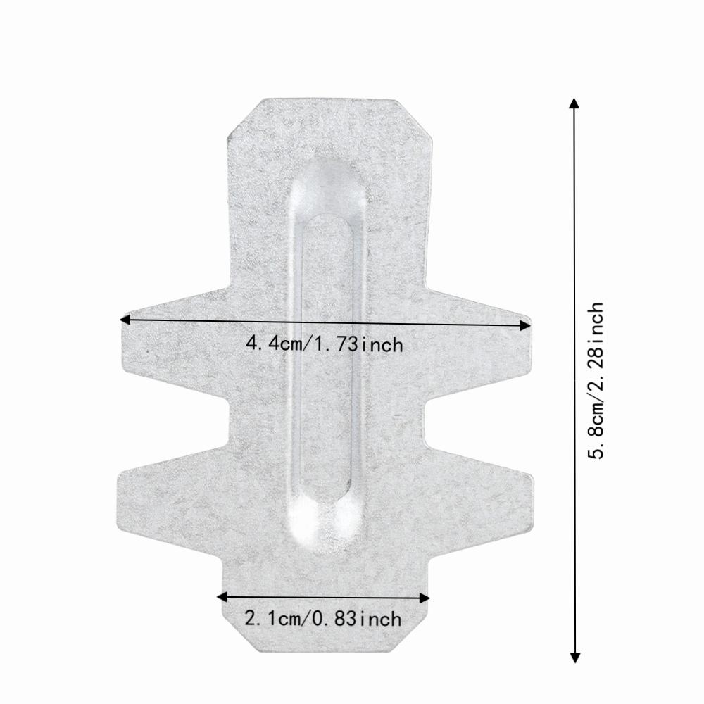 100pcs Wear Resistant Pet Cage Feeder Cards Silver Farming Equipment Rabbit Cage Cards Rabbits