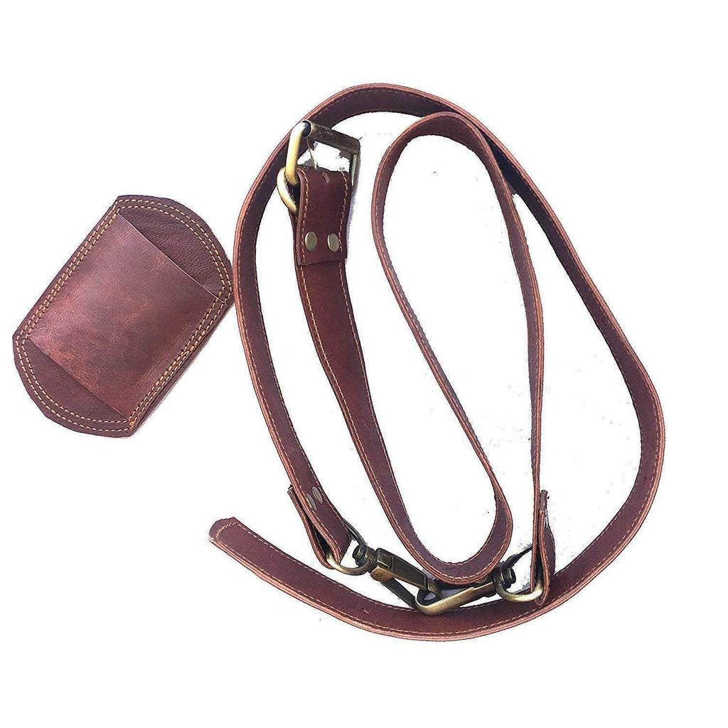 New Briefcase UNISEX Real Vintage Leather Messenger Laptop Bag