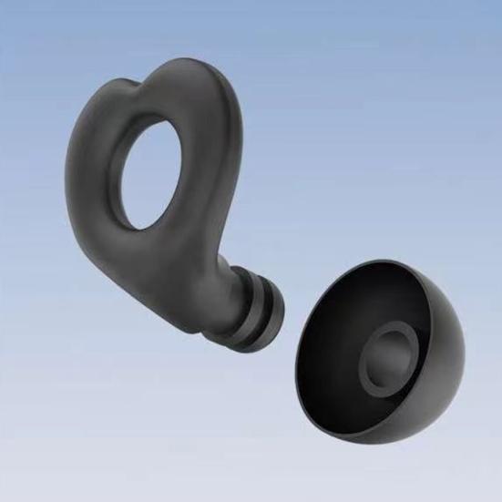 1 комплект силиконовых берушей для снижения шума, моющиеся, водонепроницаемые, мягкие, многоразовые, защита слуха, концерты, работа, учеба, сон, бесшумные беруши