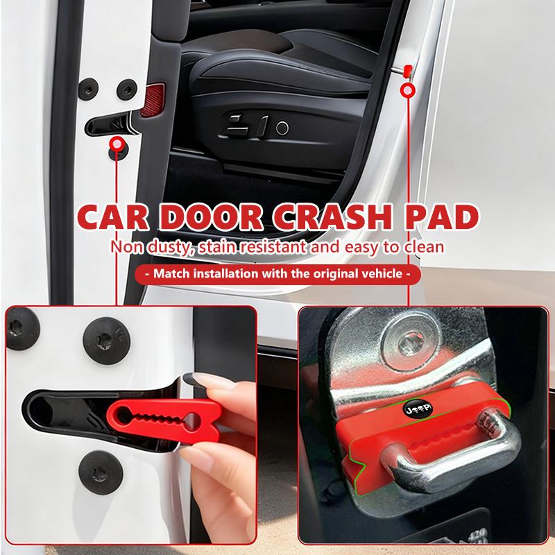 APK6 4Pcs Car Door Shock Absorber Gasket Silicone Shockproof Cushion For Jeep Grand Cherokee Patriot Renegade Compass Wrangler