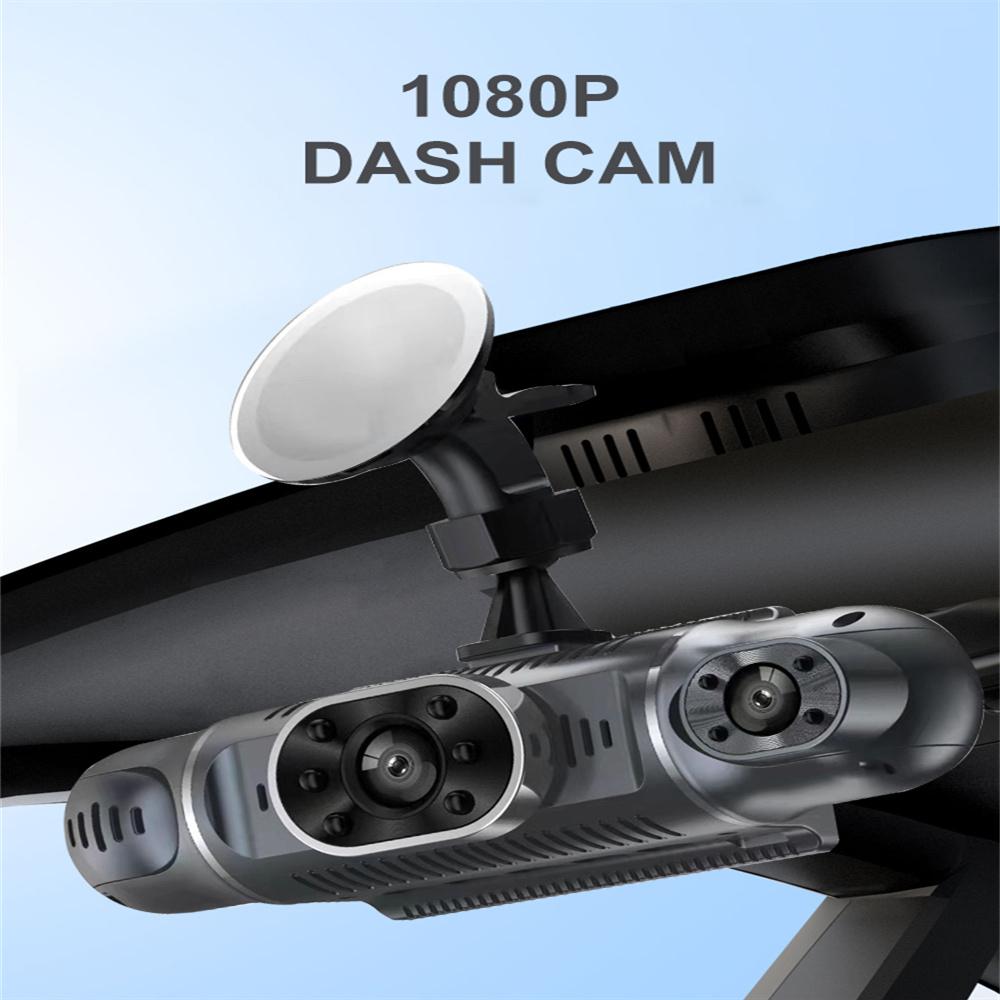 Автомобильный видеорегистратор, камера для вождения, FHD 1080P с Wi-Fi, циклическая запись ночного видения, 24-часовой монитор парковки