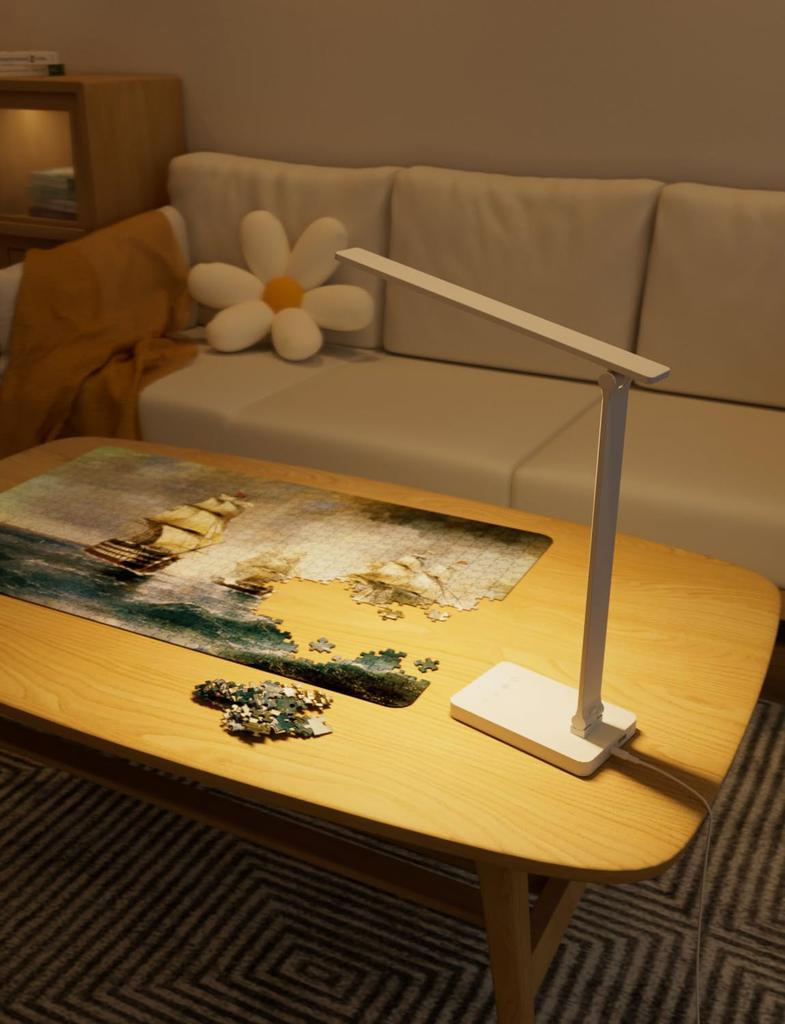 Lepro Настольная лампа LED AC адаптер настольная лампа 800лм сверхвысокая яркость настольный светильник стильный настольный светильник уровни цветового датчика угол популярный источник энергии