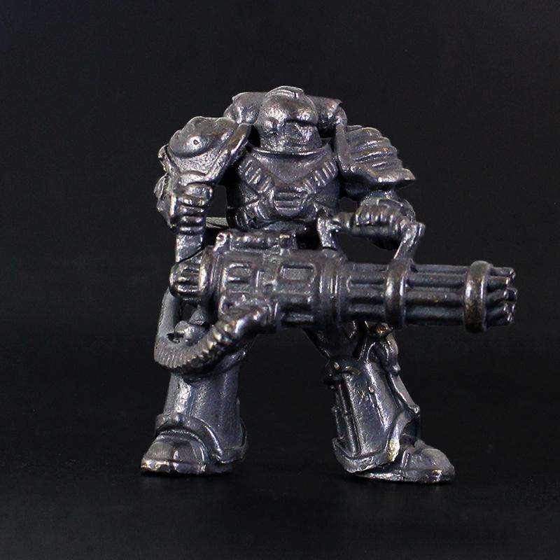 Brass Antique Soldier Model Home Office Desktop Figurine Creative Decoration Trendy Keychain Accessories Small Ornament