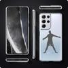 Football Soccer Phone Case For Samsung Galaxy S23 S22 Ultra S20 S21 FE 5G S10 S10E S9 S8 Plus 4G Silicone Clear Back Cover Couqe