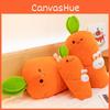 Carrot Plush Rabbit With Long Strap Kids Sleeping Pillow Cuddly Decor Home