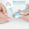 Аккумуляторная электрическая машинка для шлифовки ногтей новорожденных, машинка для шлифовки ногтей с защитой от защемления, детский набор для ухода за ногтями