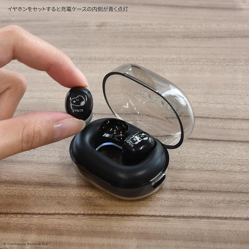 Gourmandies арахис снупи Полностью беспроводные стереонаушники черные SNGG-78BK