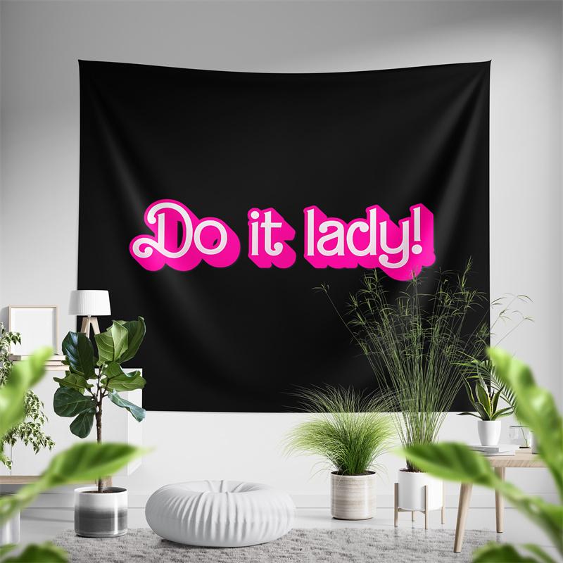 Aertemisi Do it Lady Chit Гобелен Настенное панно Арт для Спальни Гостиной Декор Вечеринка Фон