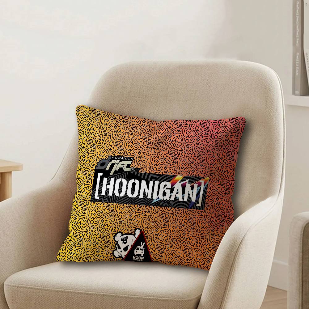 Hhoonigans Racing Подушка Подарок Домашний Офис Декор Спальня Диван Автомобильная Наволочка чехол x